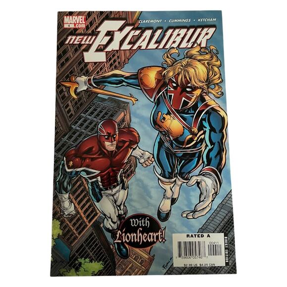 Marvel #4 New ExCalibur with Lionheart  Claremont Cummings Ketcham - Picture 2 of 11